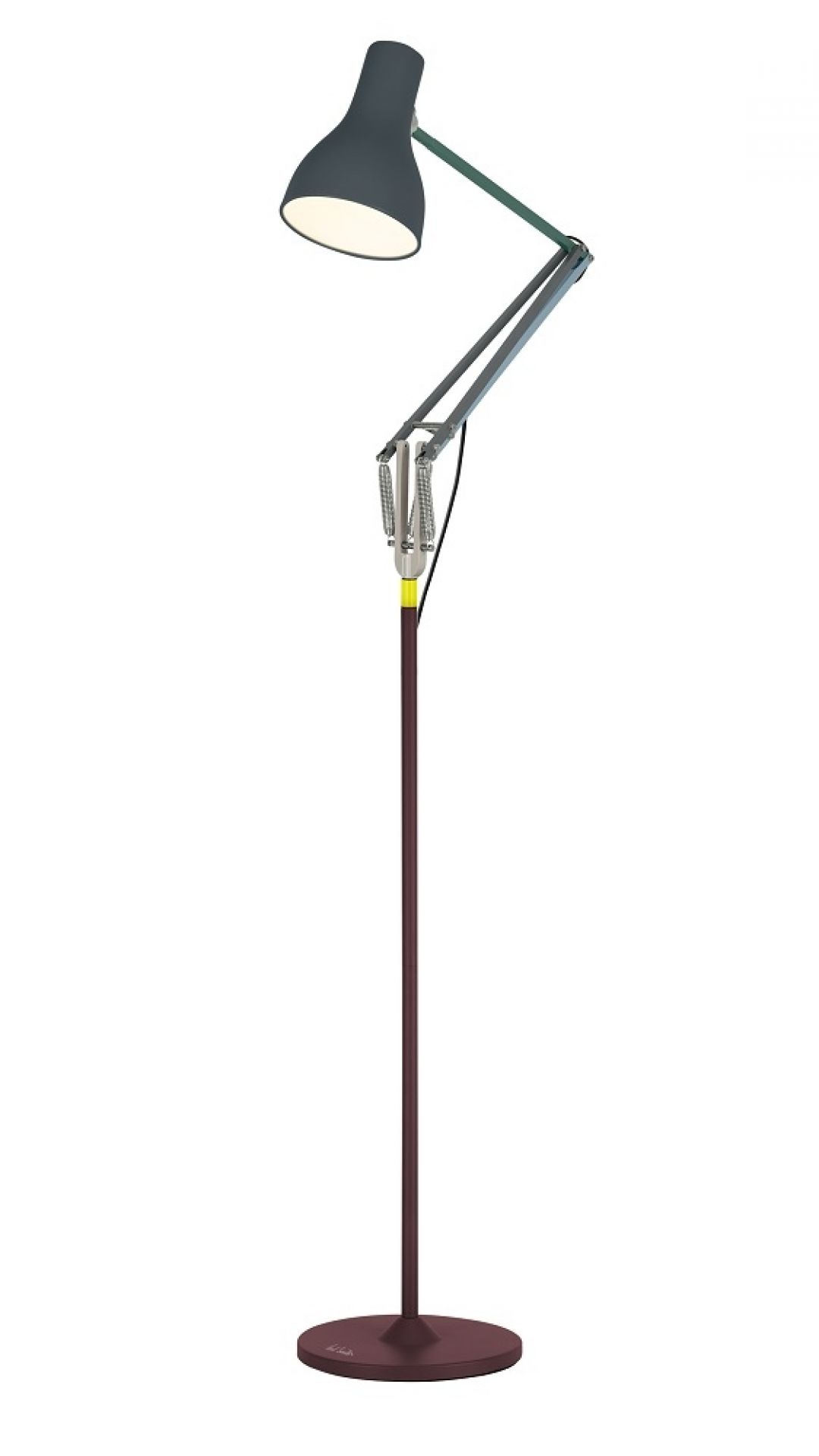 Anglepoise Type 75 Stehleuchte Paul Smith Edition Four, moderne Design-Stehlampe für Wohnzimmer und Büro.