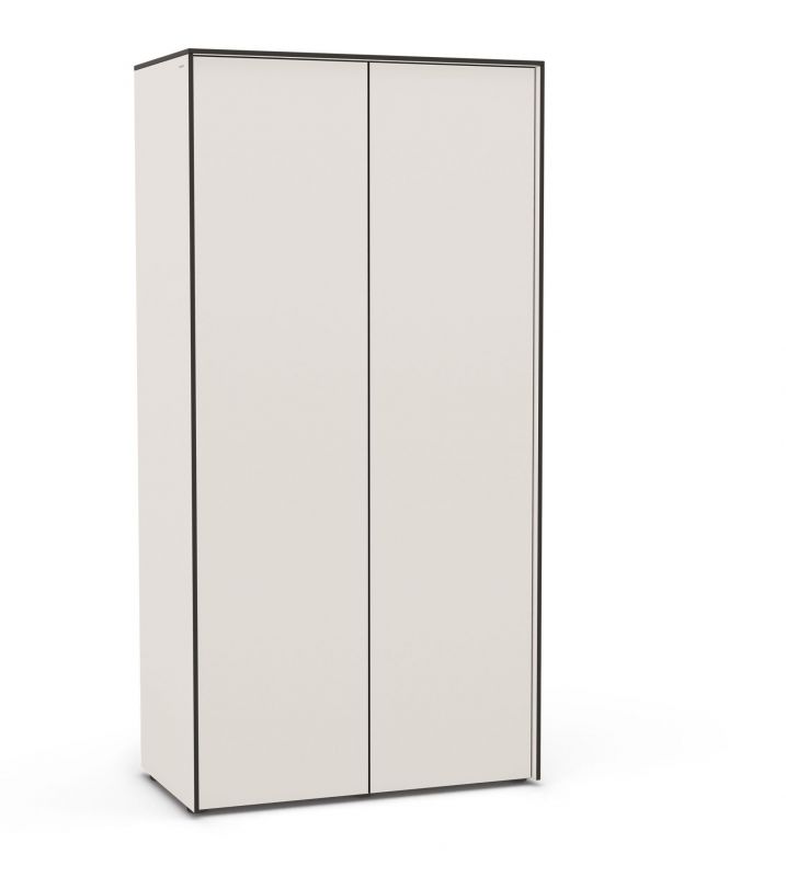 Ordo Gartenschrank von Conmoto in Taupe: Moderner Outdoor-Schrank mit zwei Türen für Garten und Terrasse.