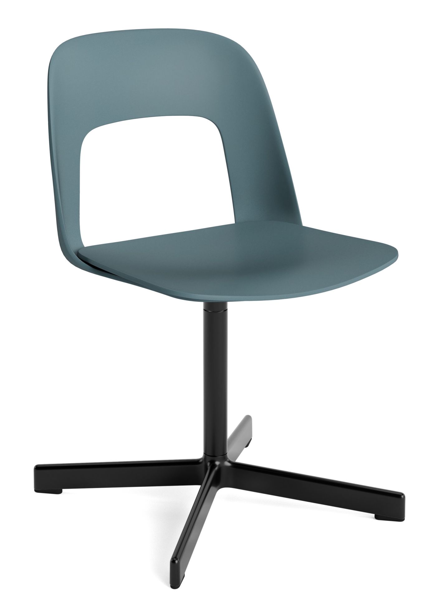 Layout Side Chair 131 stoel met vierpotig draaivoet van Hay