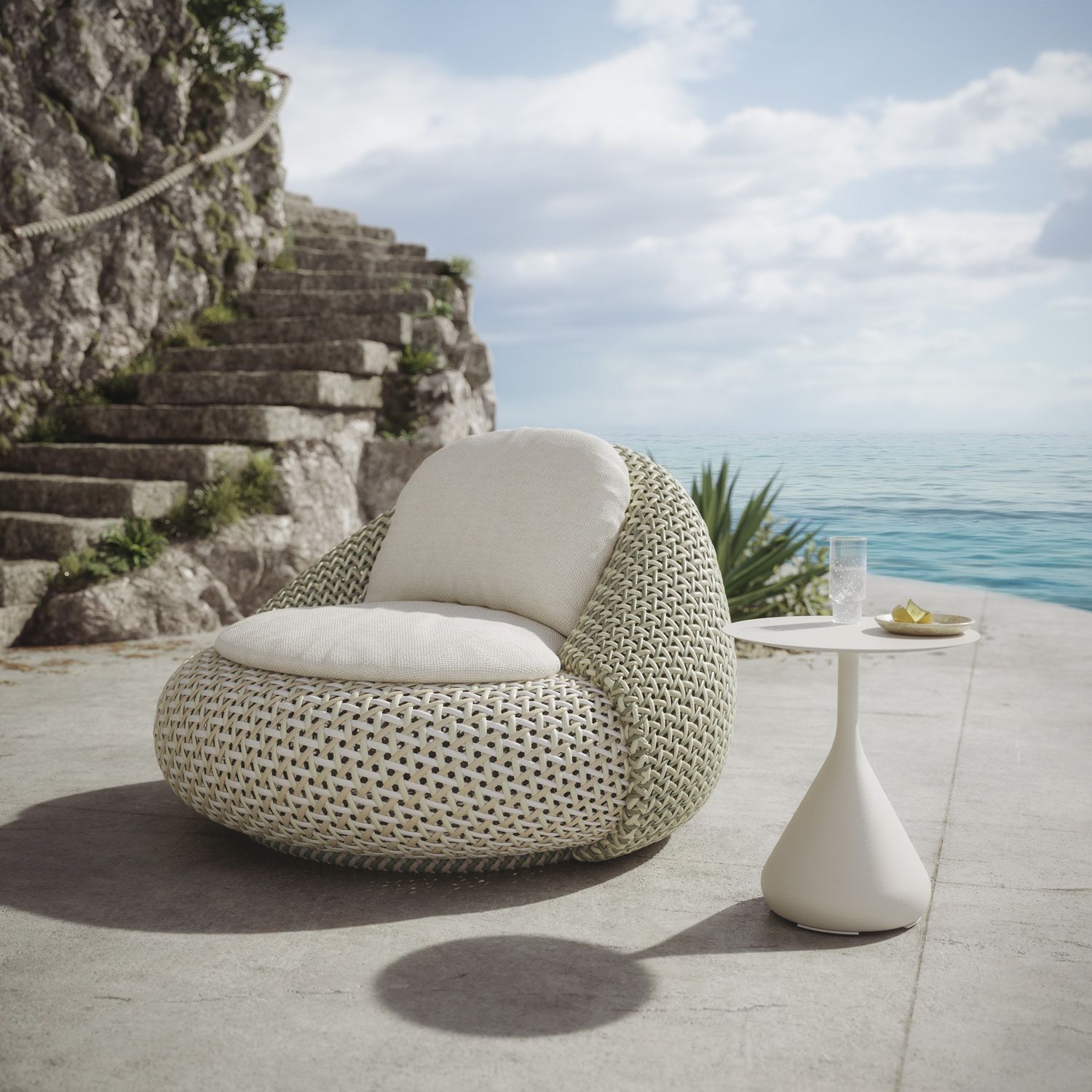 ATOLO Outdoor Lounge Chair fauteuil Dedon