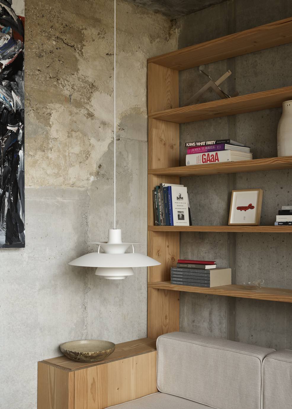 PH 5 Monochrome hanglamp Louis Poulsen Pale Pewter