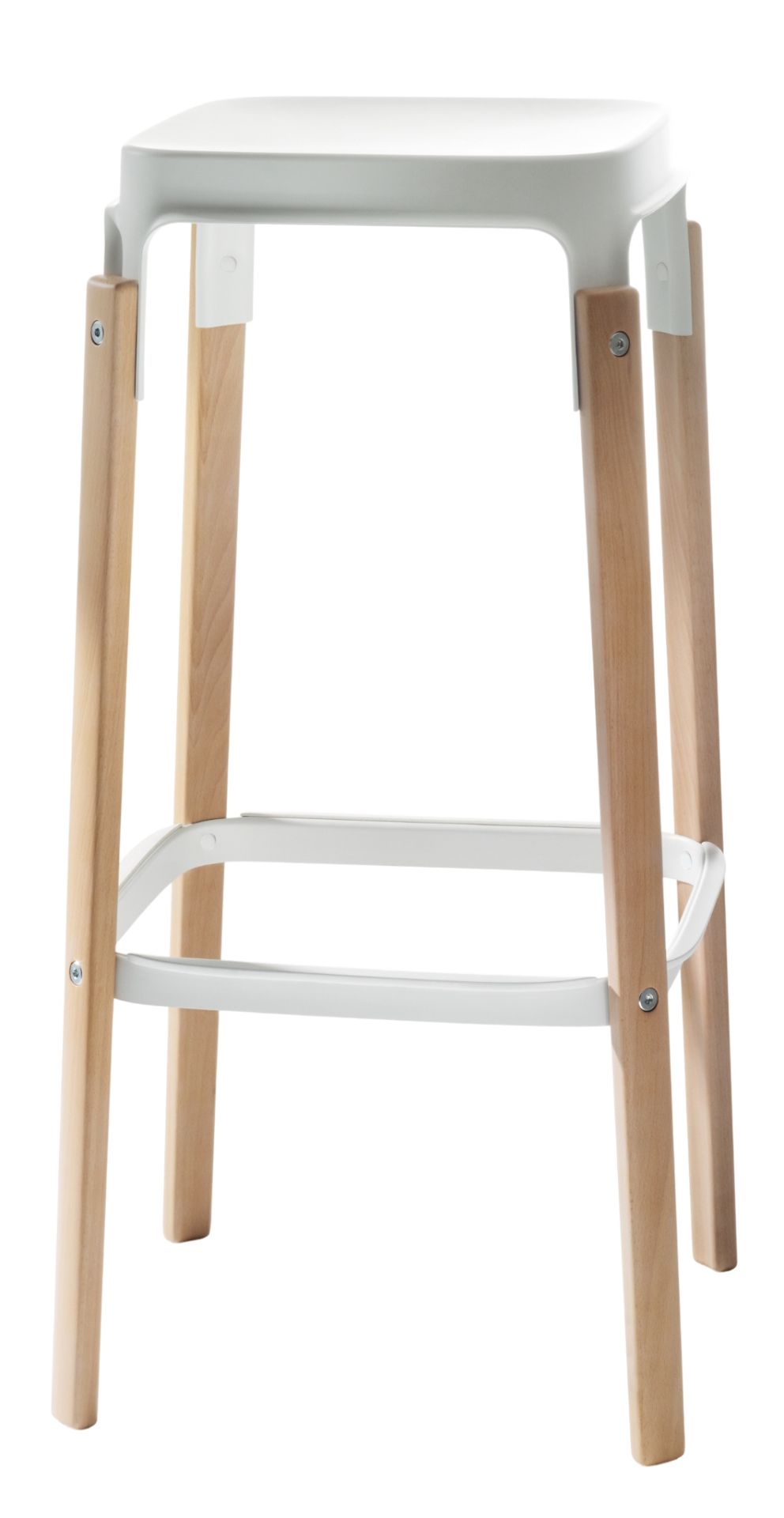 Steelwood-barkruk, hoogte 78 cm, Magis