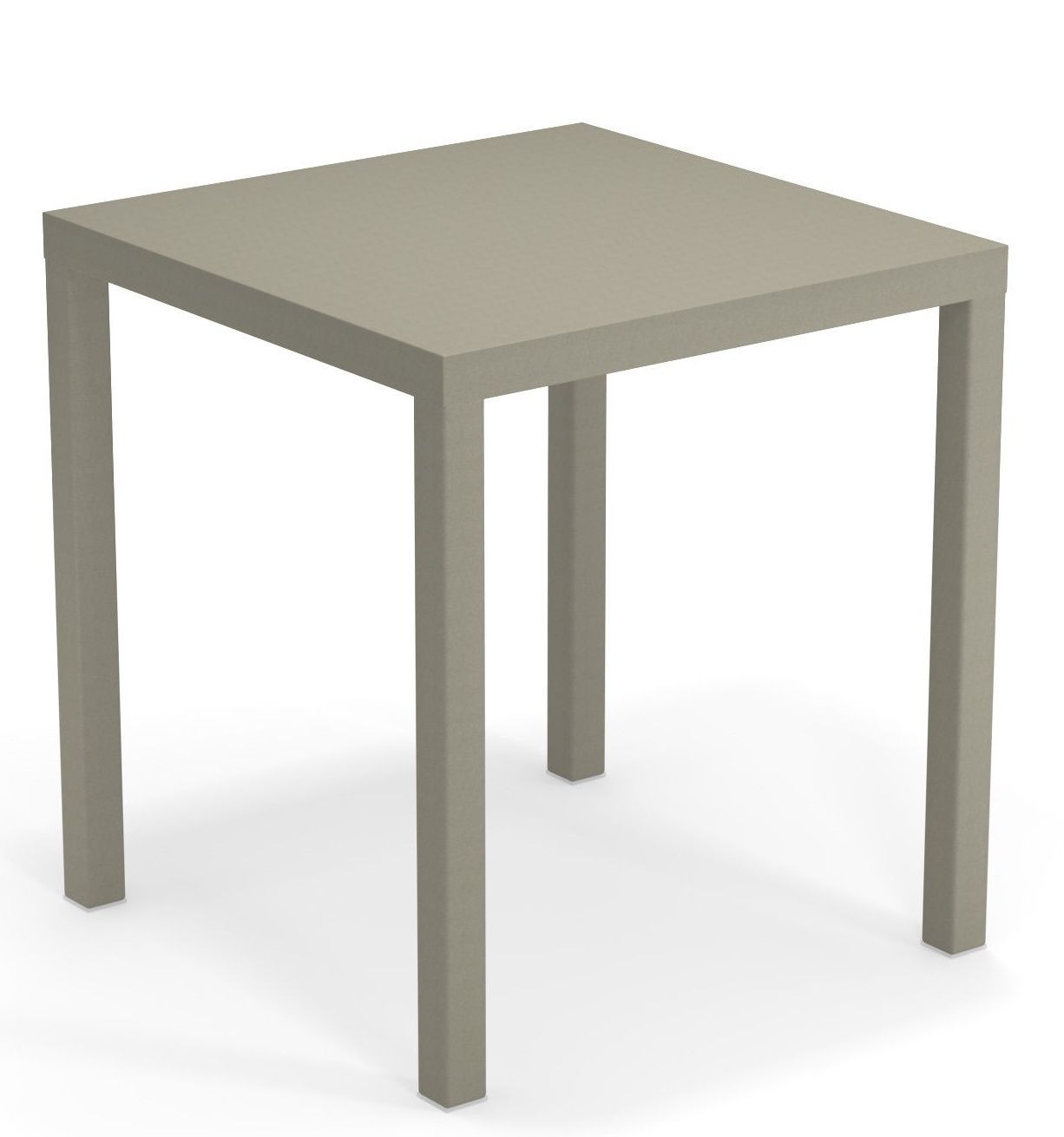 Quadratischer Nova Tisch von Emu für den Außenbereich, modernes Design, wetterfest und langlebig.