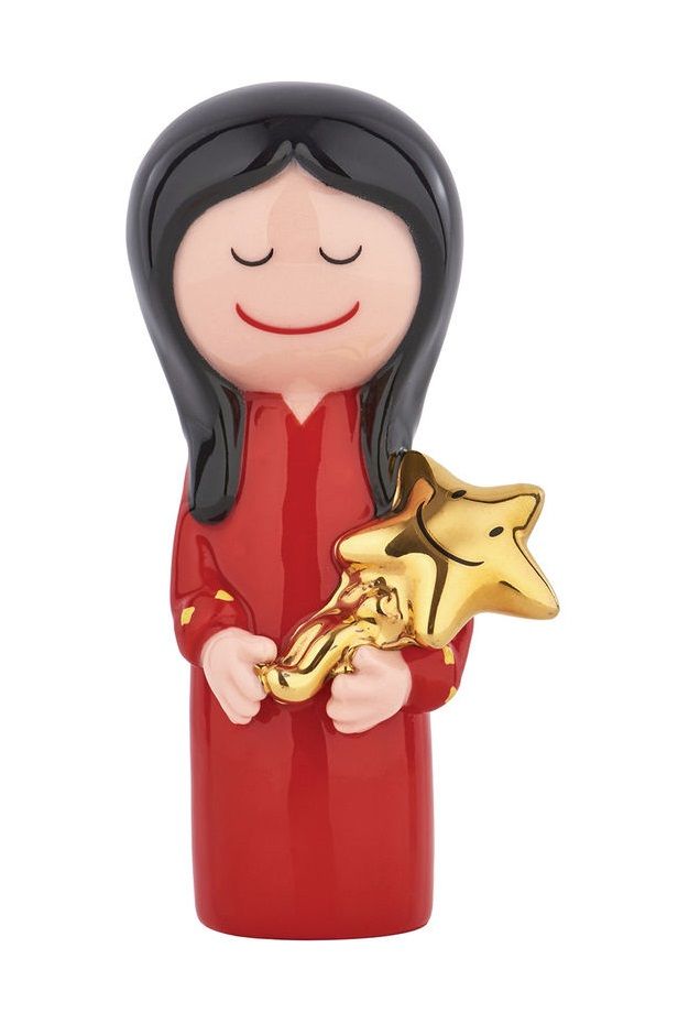 AGJ01 18 Figlio delle stelle Porseleinen beeldje van Alessi