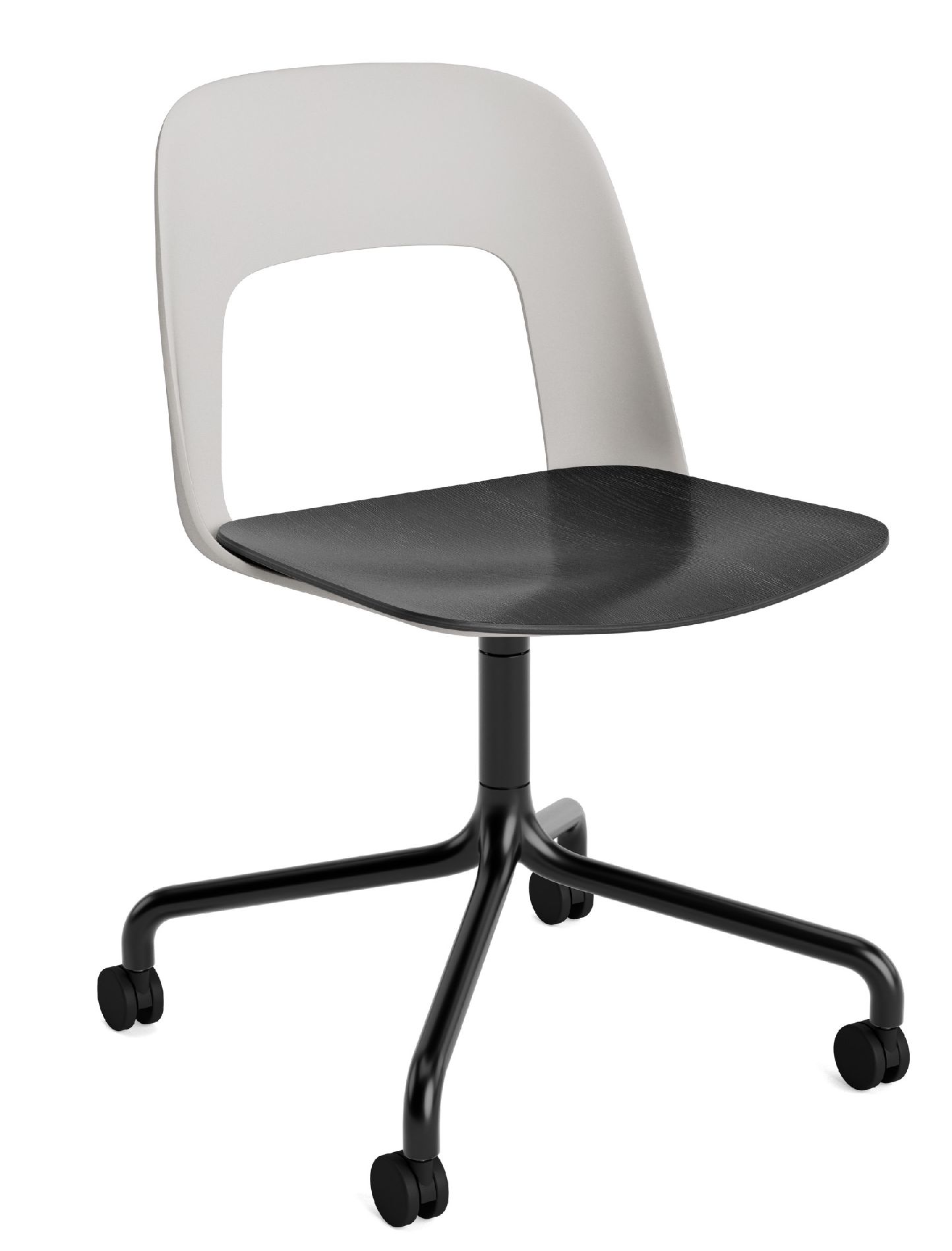 Layout Side Chair 162 draaistoel met vierpoot Hay
