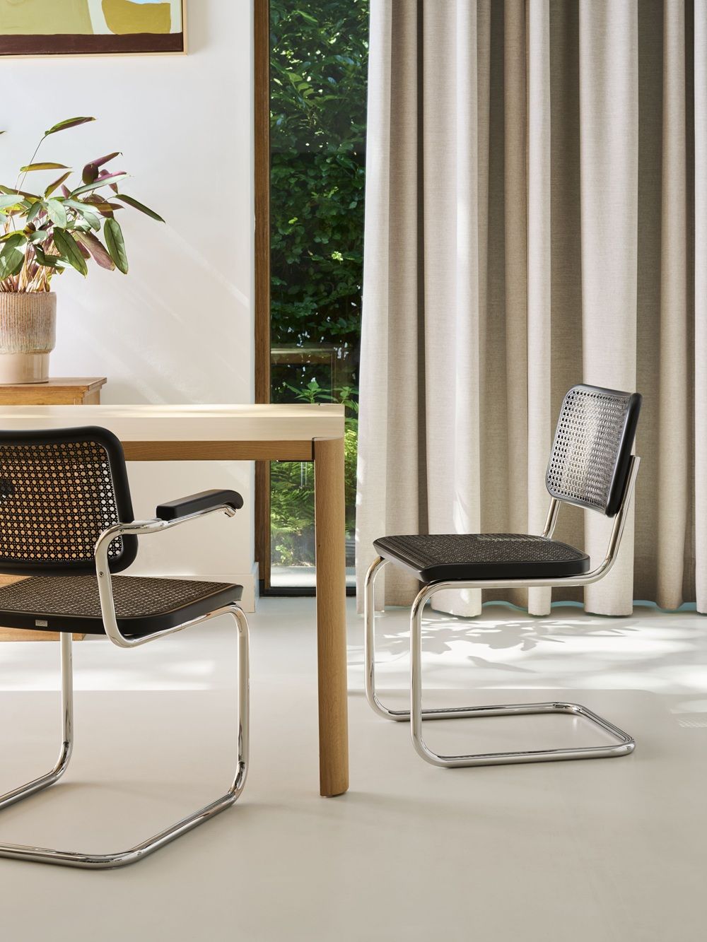 JS. Thonet by Jil Sander S 32 V / S32V Zweefstoel Thonet