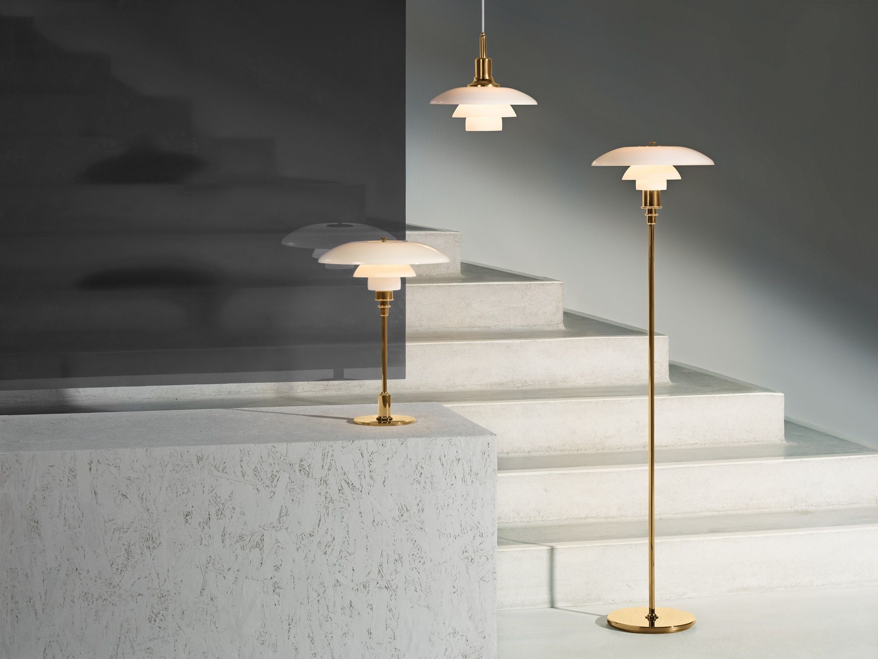 PH 3 1/2 - 2 1/2 staande lamp van Louis Poulsen