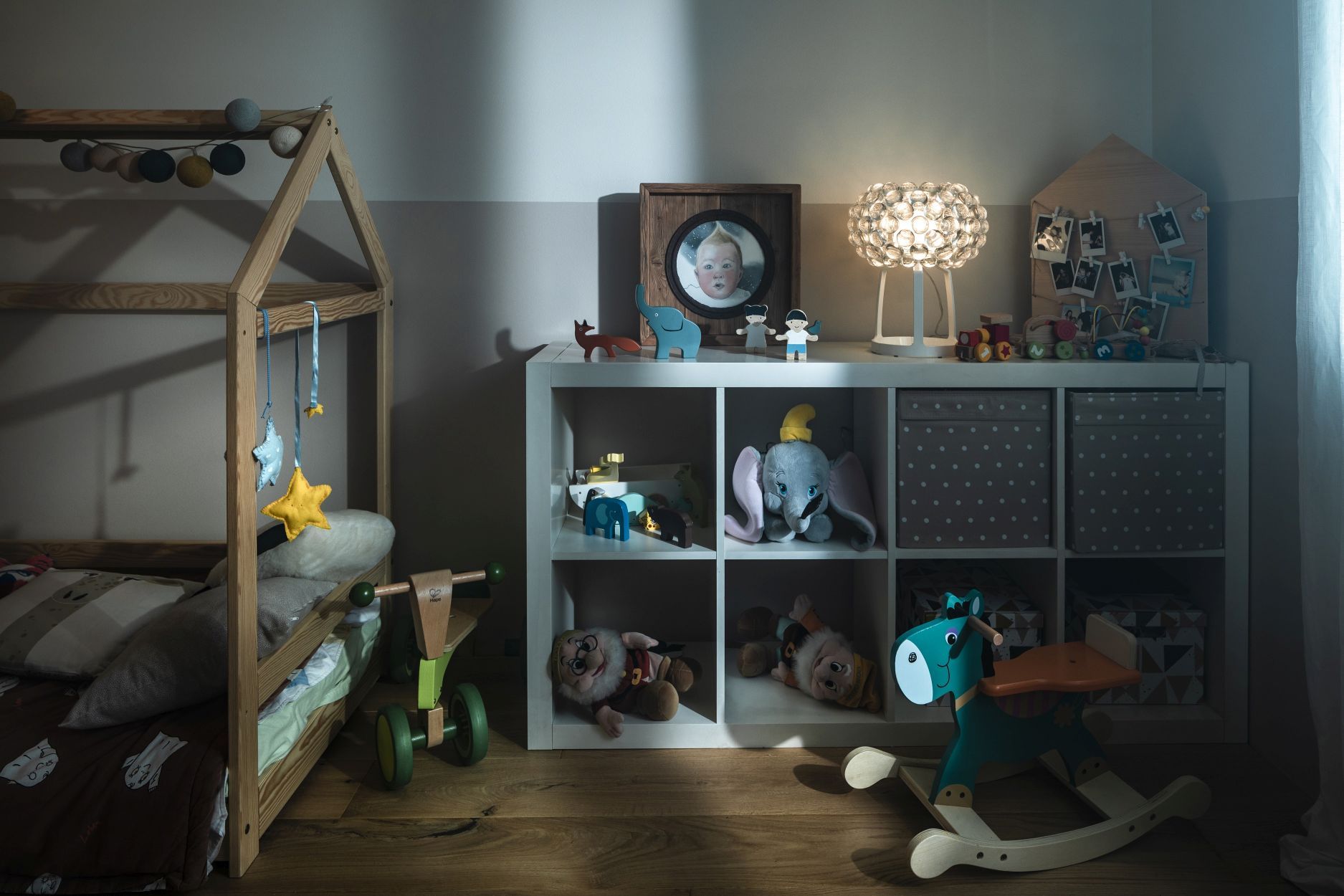 Caboche Plus tafellamp, Transparent, Foscarini
