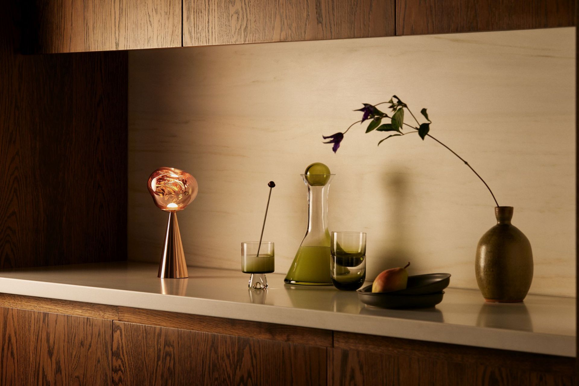 Melt draagbare LED-tafellamp ZWART Tom Dixon UNIEK EXEMPLAAR