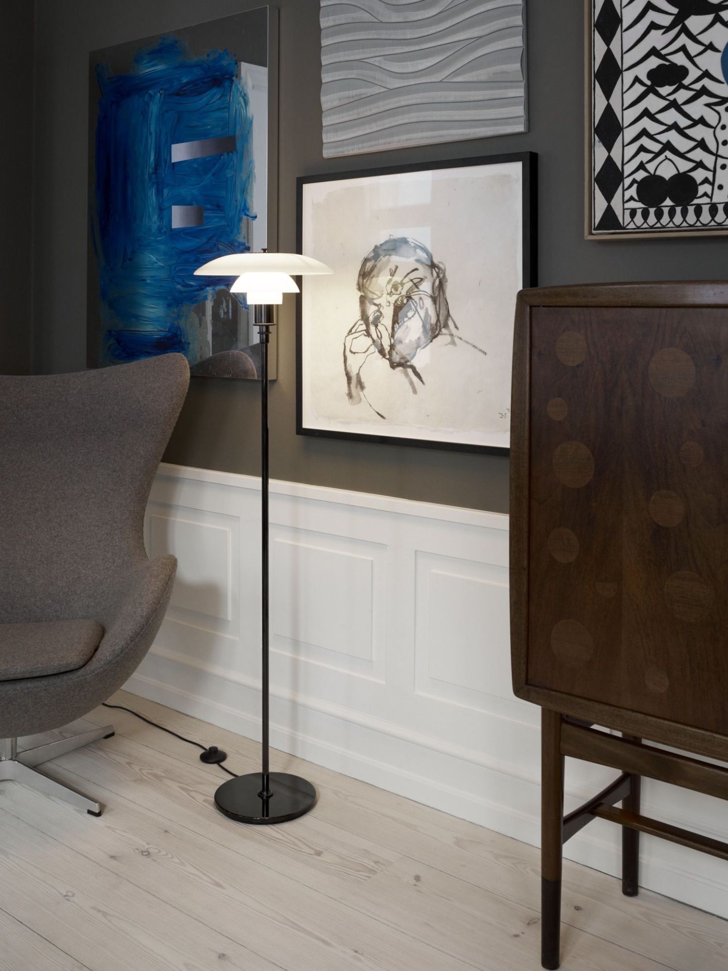 PH 3 1/2 - 2 1/2 staande lamp van Louis Poulsen
