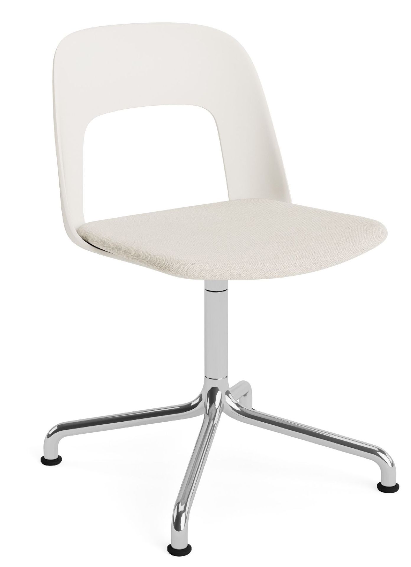 Layout Side Chair 153 draaistoel met vier poten van Hay