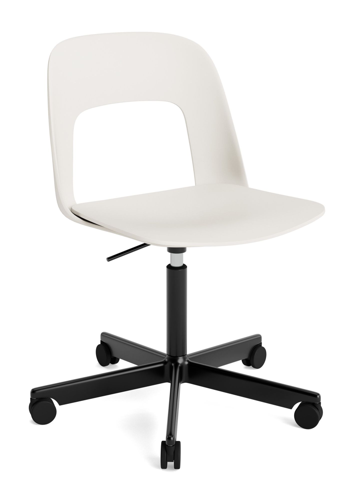 Layout Side Chair 141 stoel met vijfpotig draaivoet van Hay