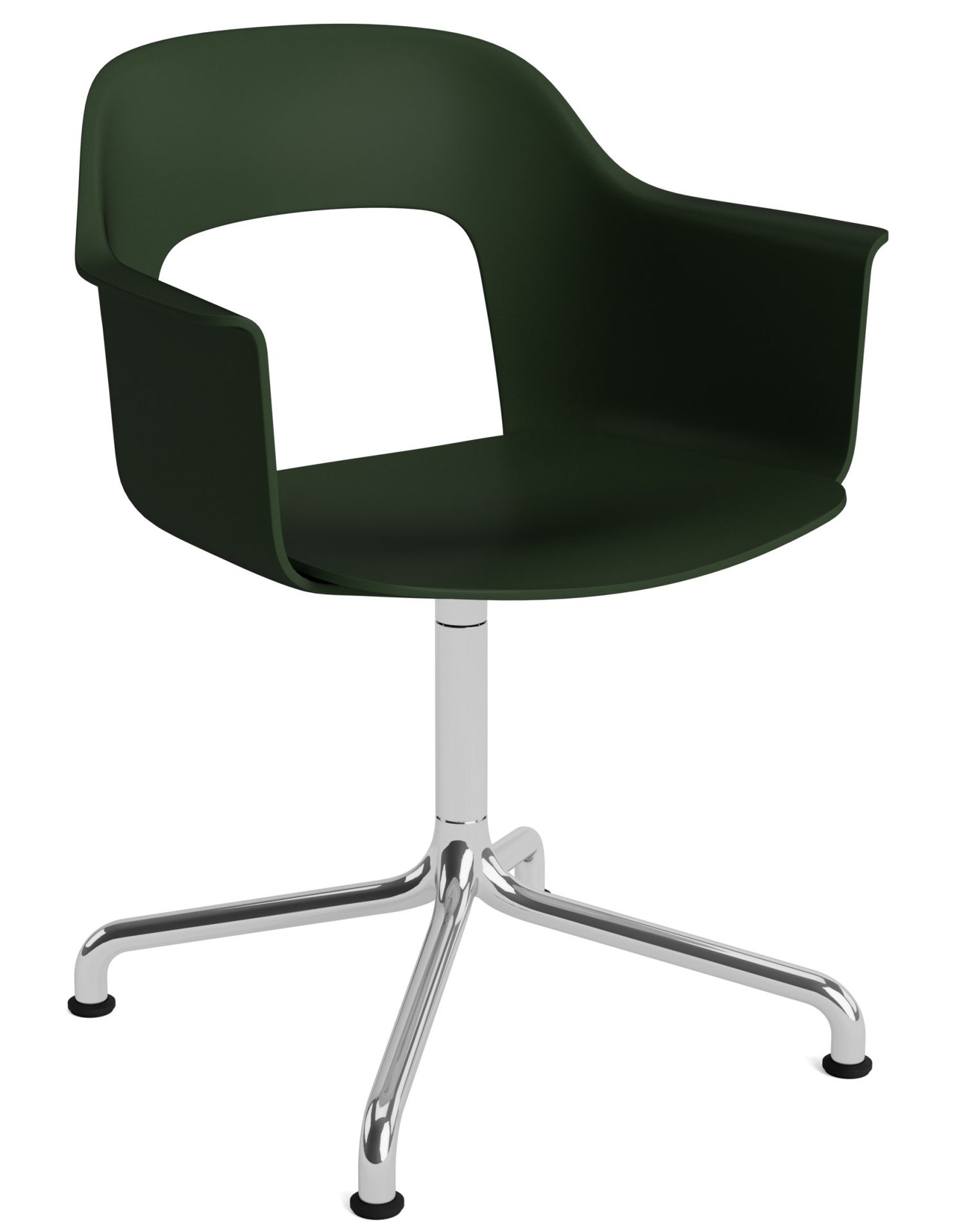 Layout Armchair 251 Fauteuil met 4-sterrenvoet, draaivoet met gebogen voetkruis Hay