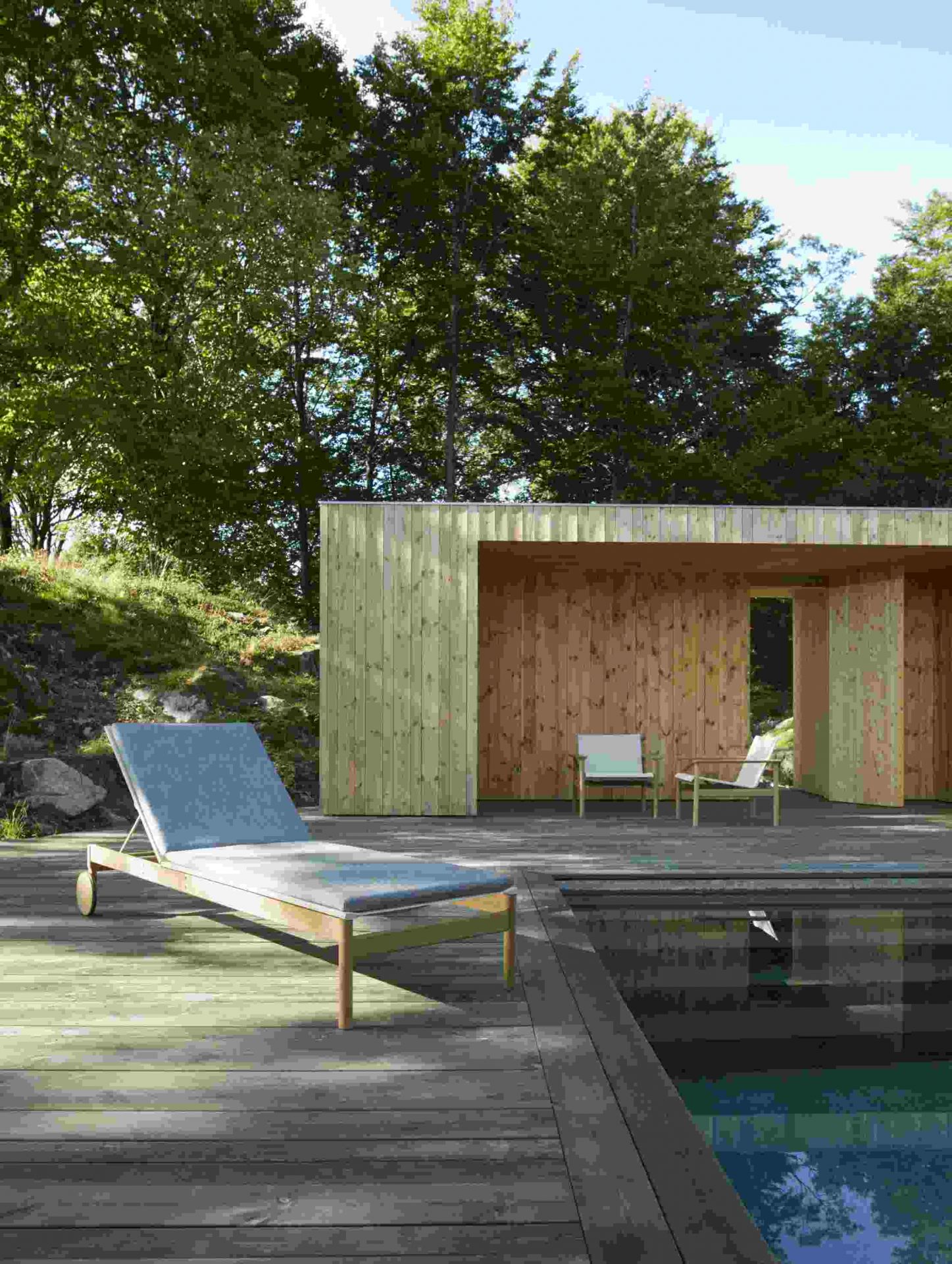 Pelagus Sunbed ligstoelkussen voor buiten van Skagerak by Fritz Hansen 