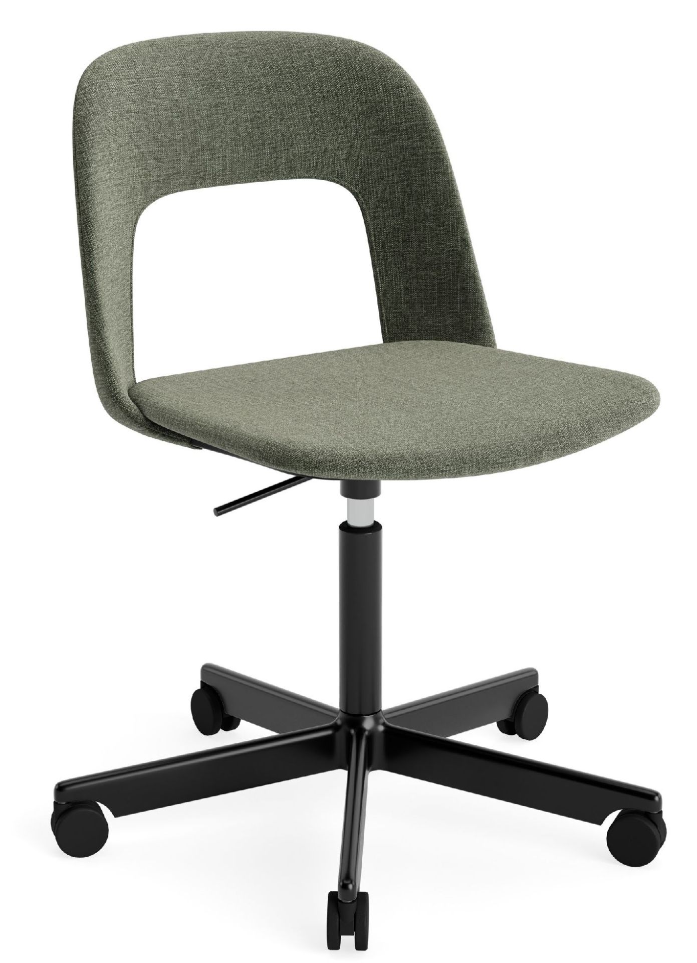 Layout Side Chair 144 stoel met vijfsterrenvoet van Hay