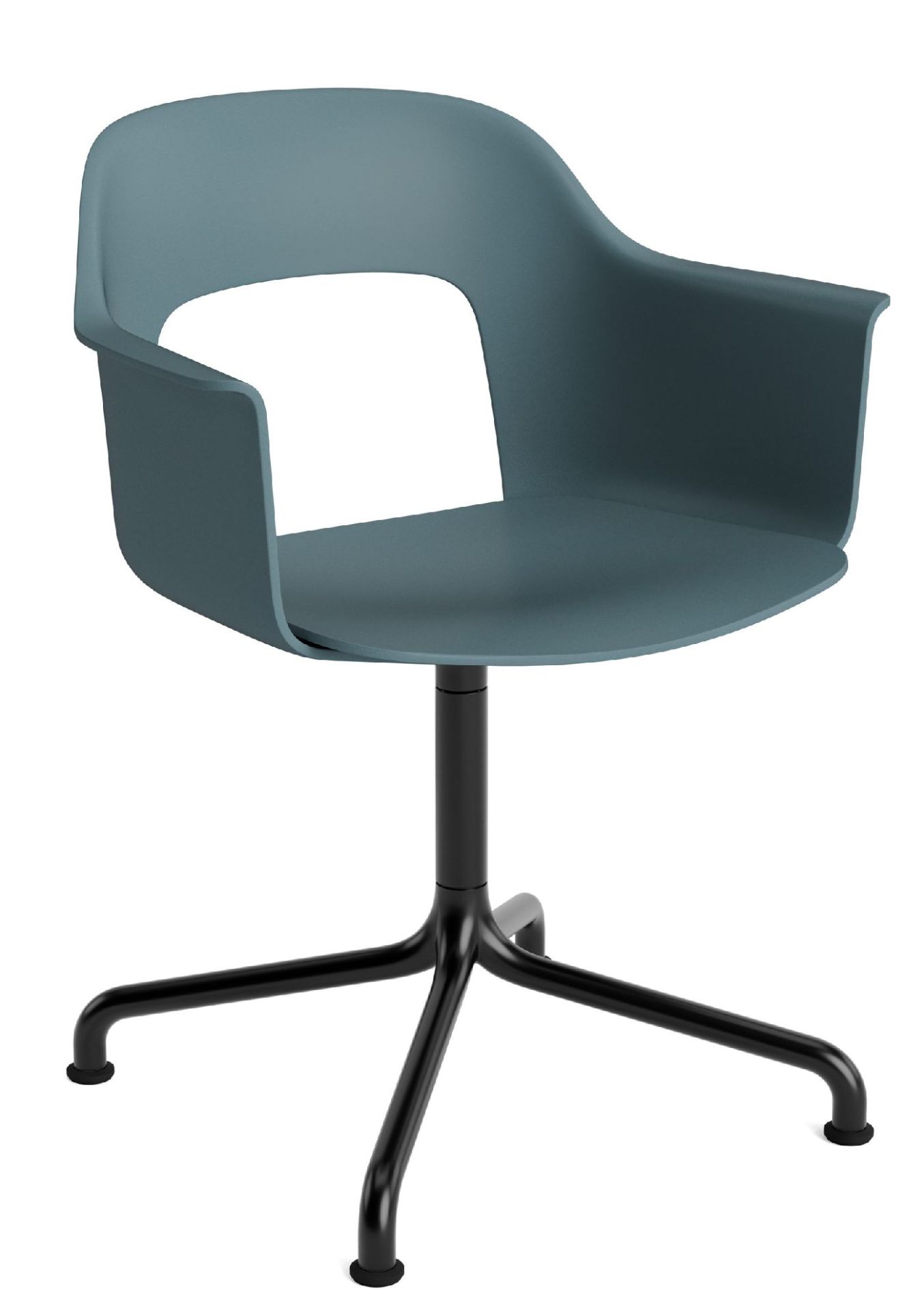 Layout Armchair 251 Fauteuil met 4-sterrenvoet, draaivoet met gebogen voetkruis Hay