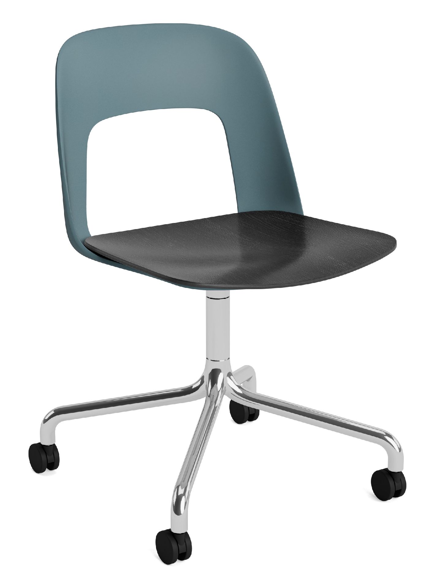 Layout Side Chair 162 draaistoel met vierpoot Hay