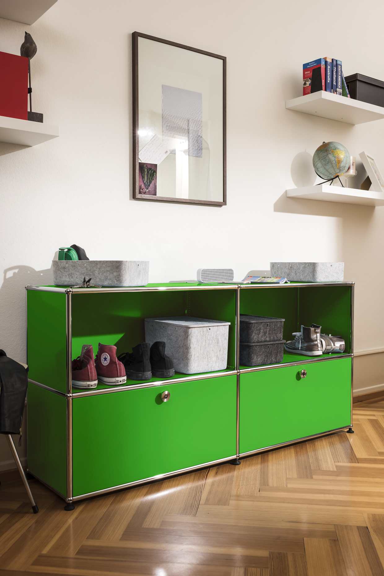 USM Haller Inos diepe box met dienblad