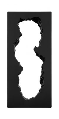 Guframini Broken Mirror miniatuur ZWART Gufram UNIEK EXEMPLAAR
