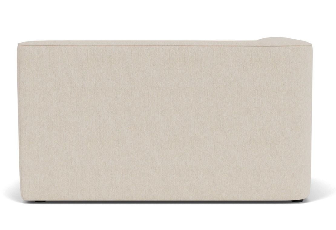 Detailansicht des Audo Copenhagen Eave Modular Sofas in Beige, ideal für modernes Wohnzimmerdesign.