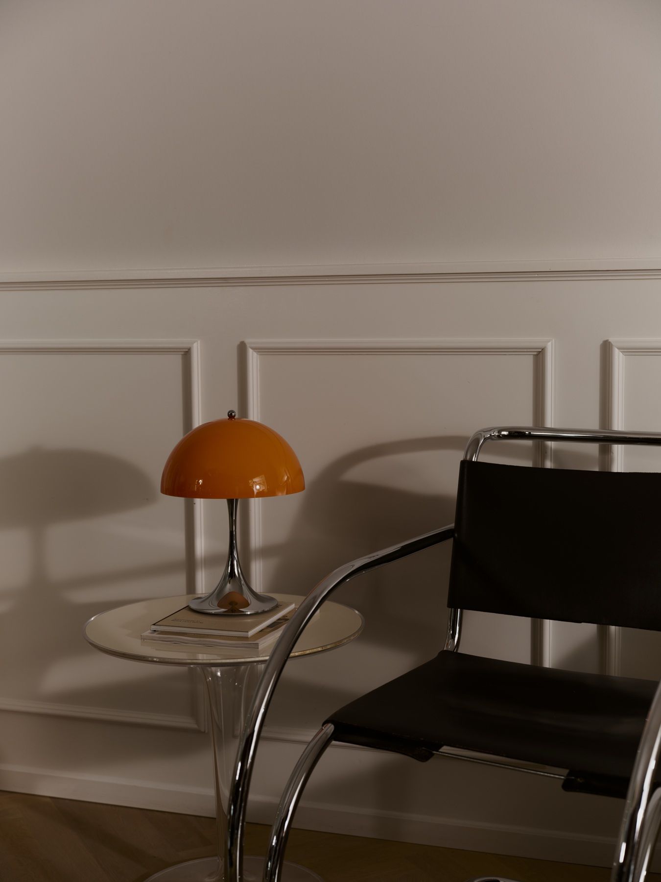 Panthella Originals 250 draagbare verlichting met oplaadbare batterij / tafellamp van Louis Poulsen