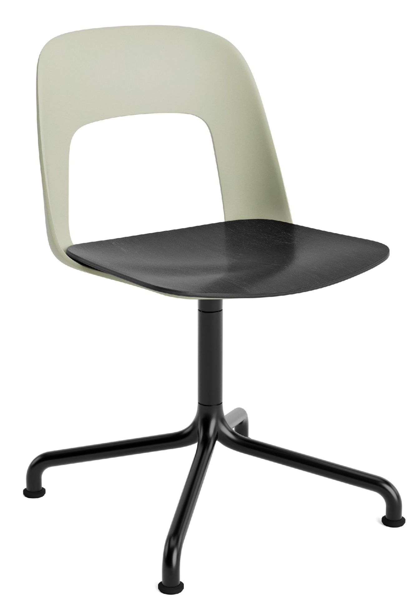 Layout Side Chair 152 draaistoel met vierpoot Hay