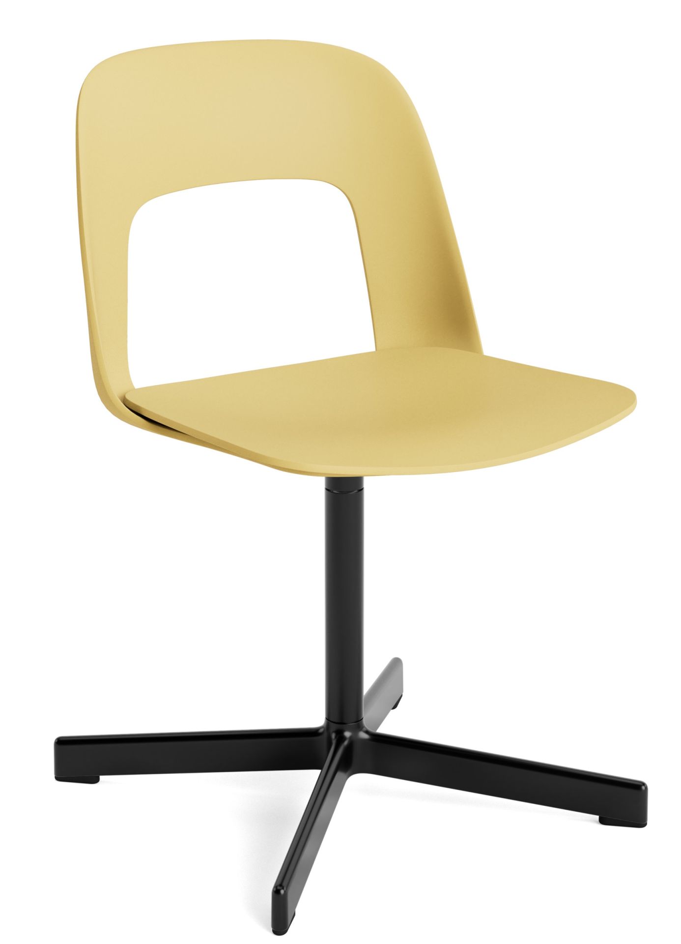 Layout Side Chair 131 stoel met vierpotig draaivoet van Hay