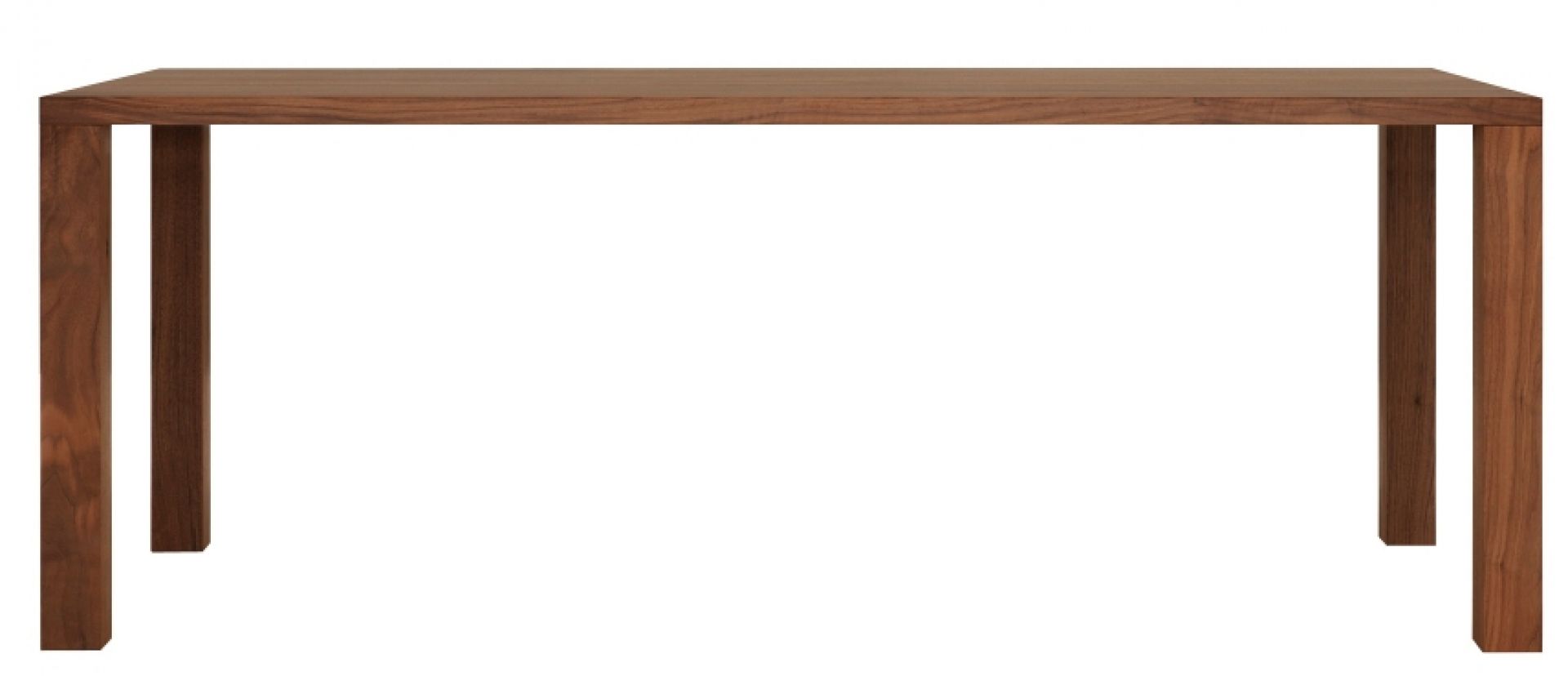 Pjur Esstisch: Schlichter, rechteckiger Holztisch mit geraden Beinen, ideal für Esszimmer und Küche.