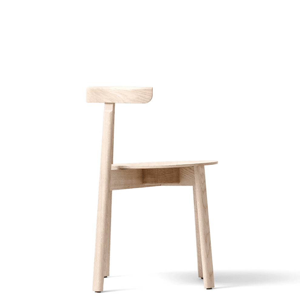Lunar-stoel eikenhout Form & Refine