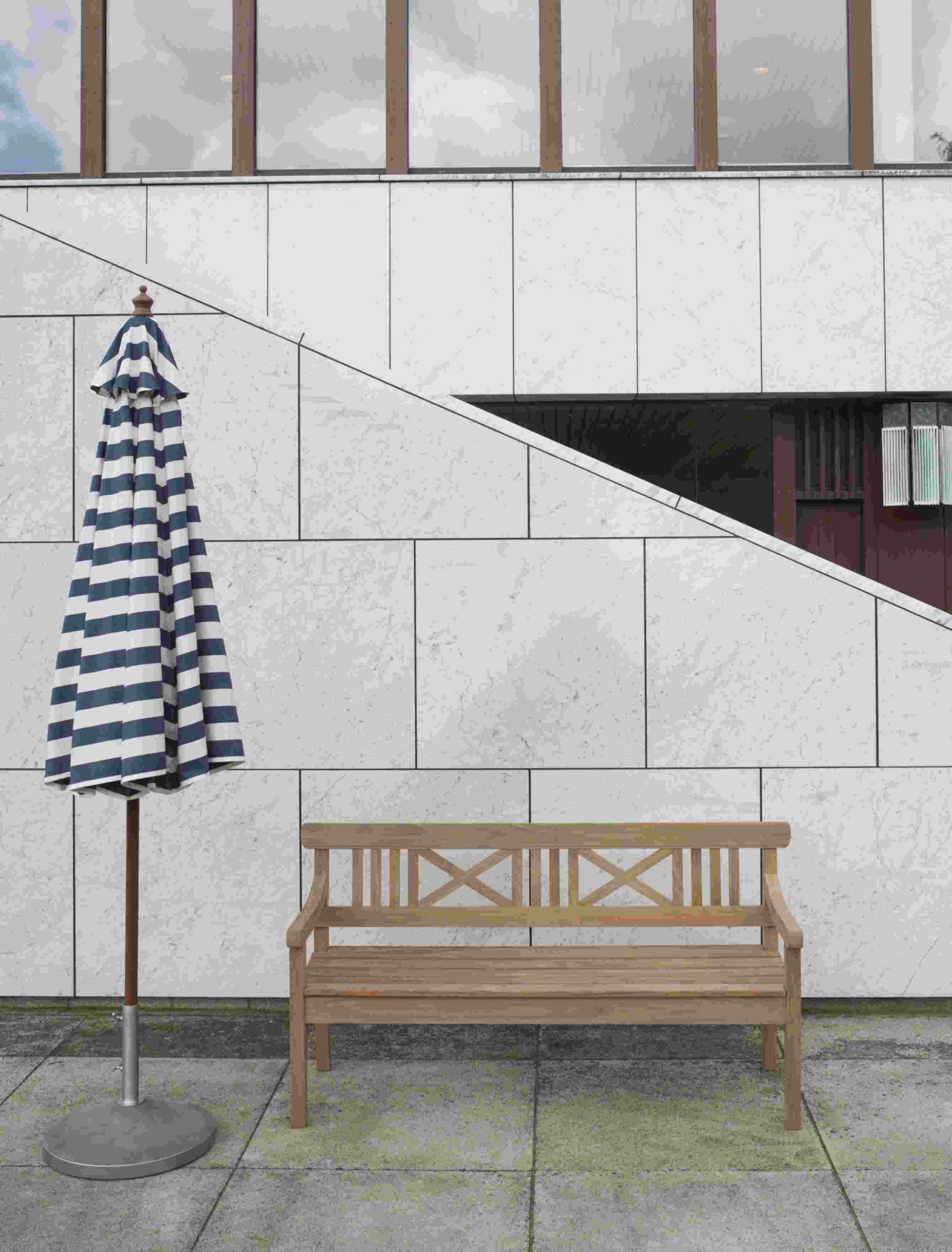 Messina-parasol Skagerak by Fritz Hansen Ø 210 cm / Gebroken wit