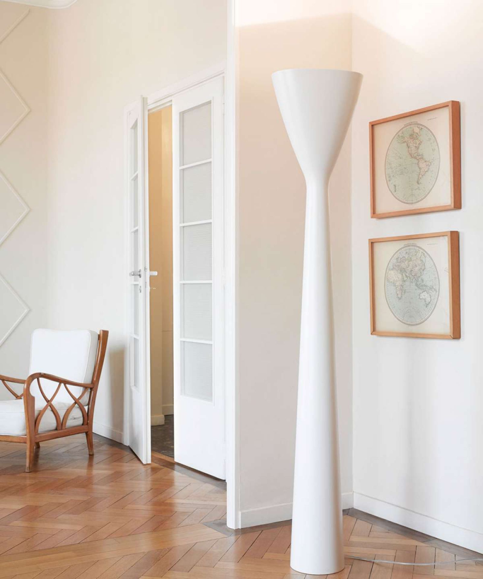 D38L Carrara LED-vloerlamp Luceplan