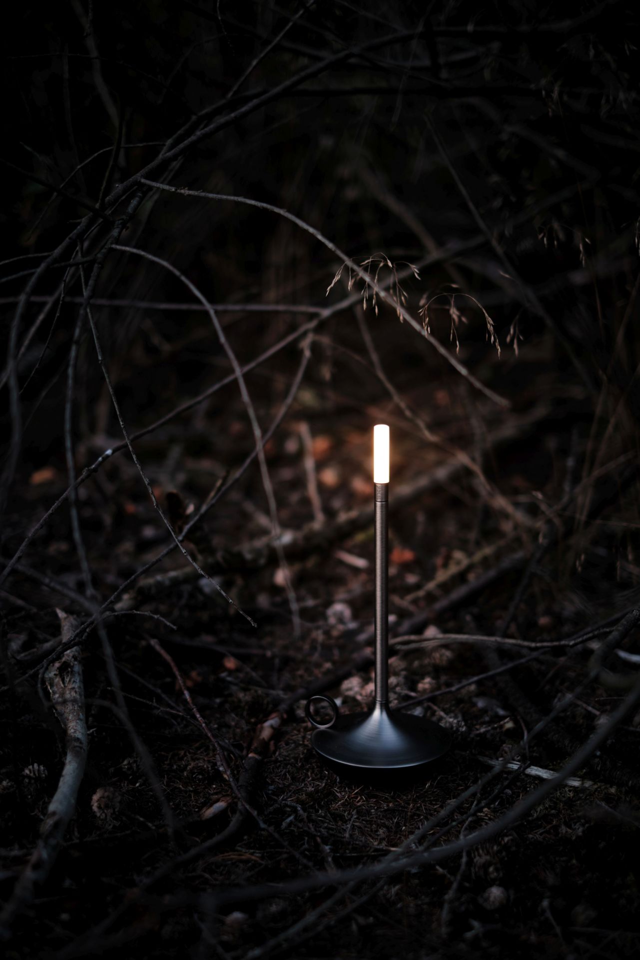 Wick draagbare acculamp / tafellamp met USB, Graypants-kleur