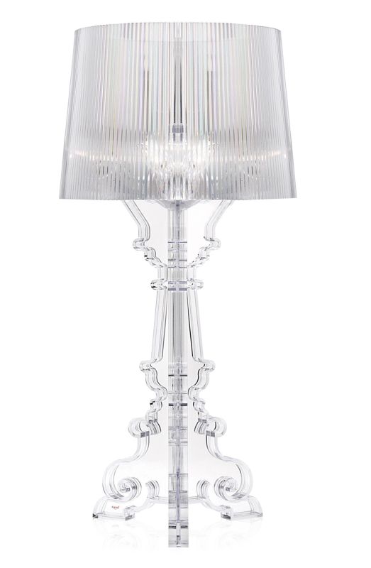 Bourgie tafellamp, glashelder, dimbaar, Kartell