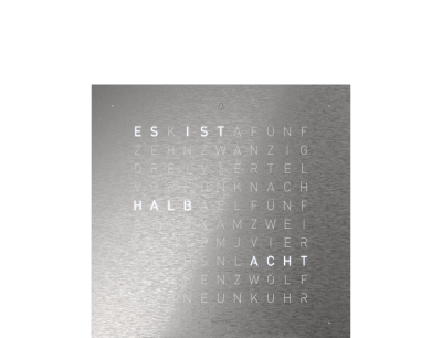 Voorpagina voor Earth 13.5 Tafelklok Duits QLOCKTWO