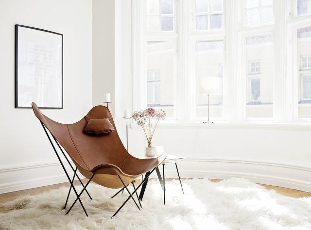 Pampa Mariposa Butterfly Chair fauteuil de Cuero