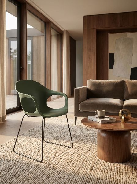 Elephantino fauteuil met sledepoten van KRISTALIA
