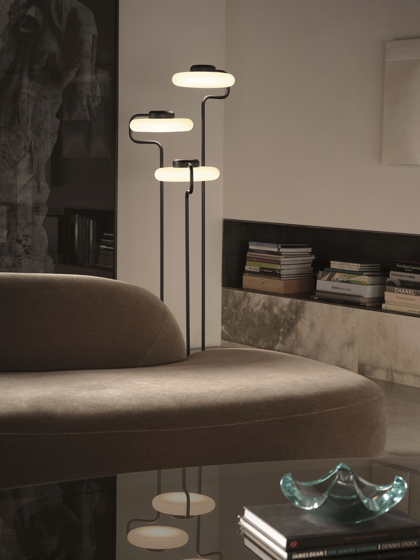 Tratto staande lamp zwart Kdln