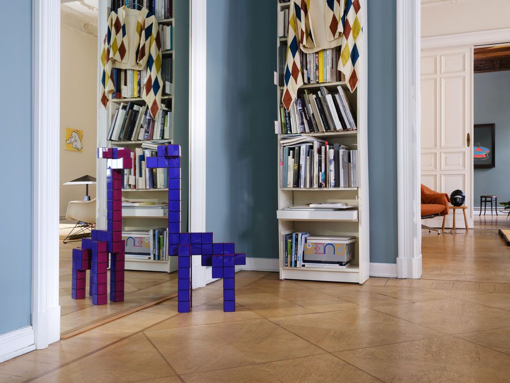 Panton Cubes Giraffe Duoton Sculptuur Vitra
