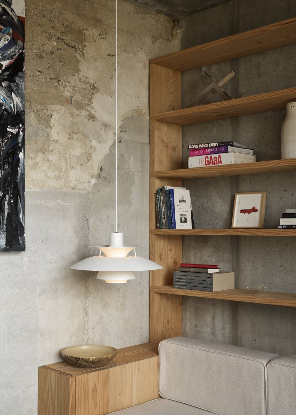 PH 5 Monochrome hanglamp Louis Poulsen Pale Pewter
