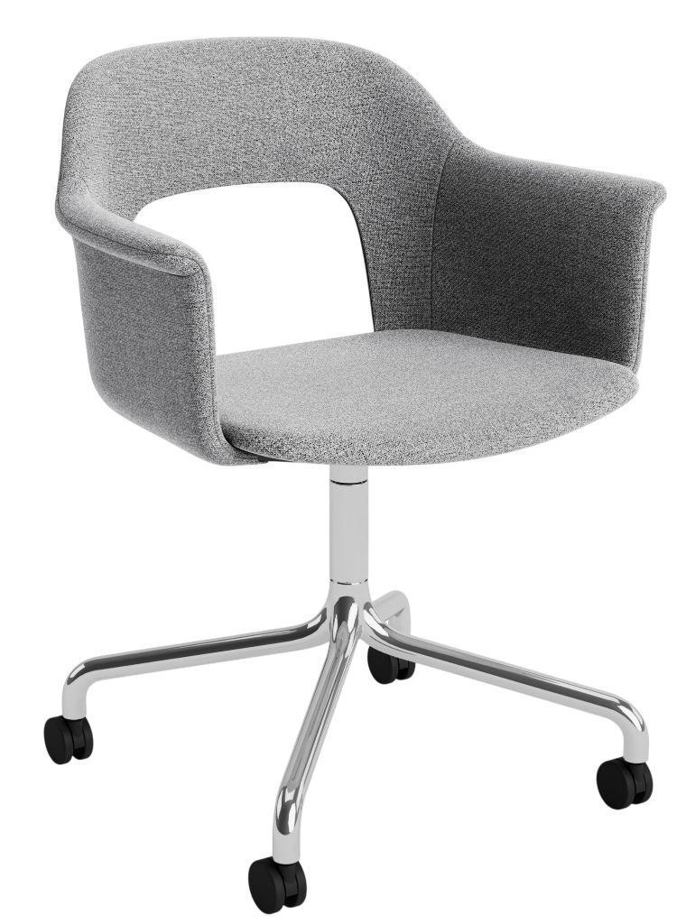 Layout fauteuil 264 met armleuningen van Hay
