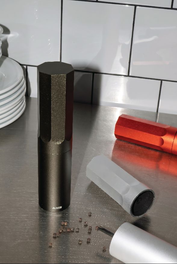 Alessi zout-, peper- en KG01 specerijenmolen