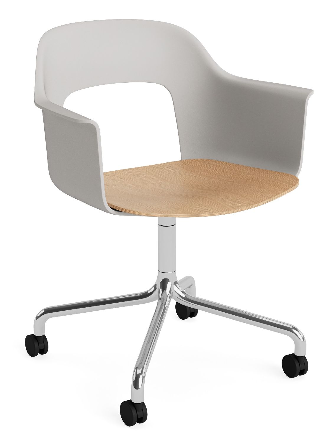 Layout fauteuil 262 met armleuningen van Hay