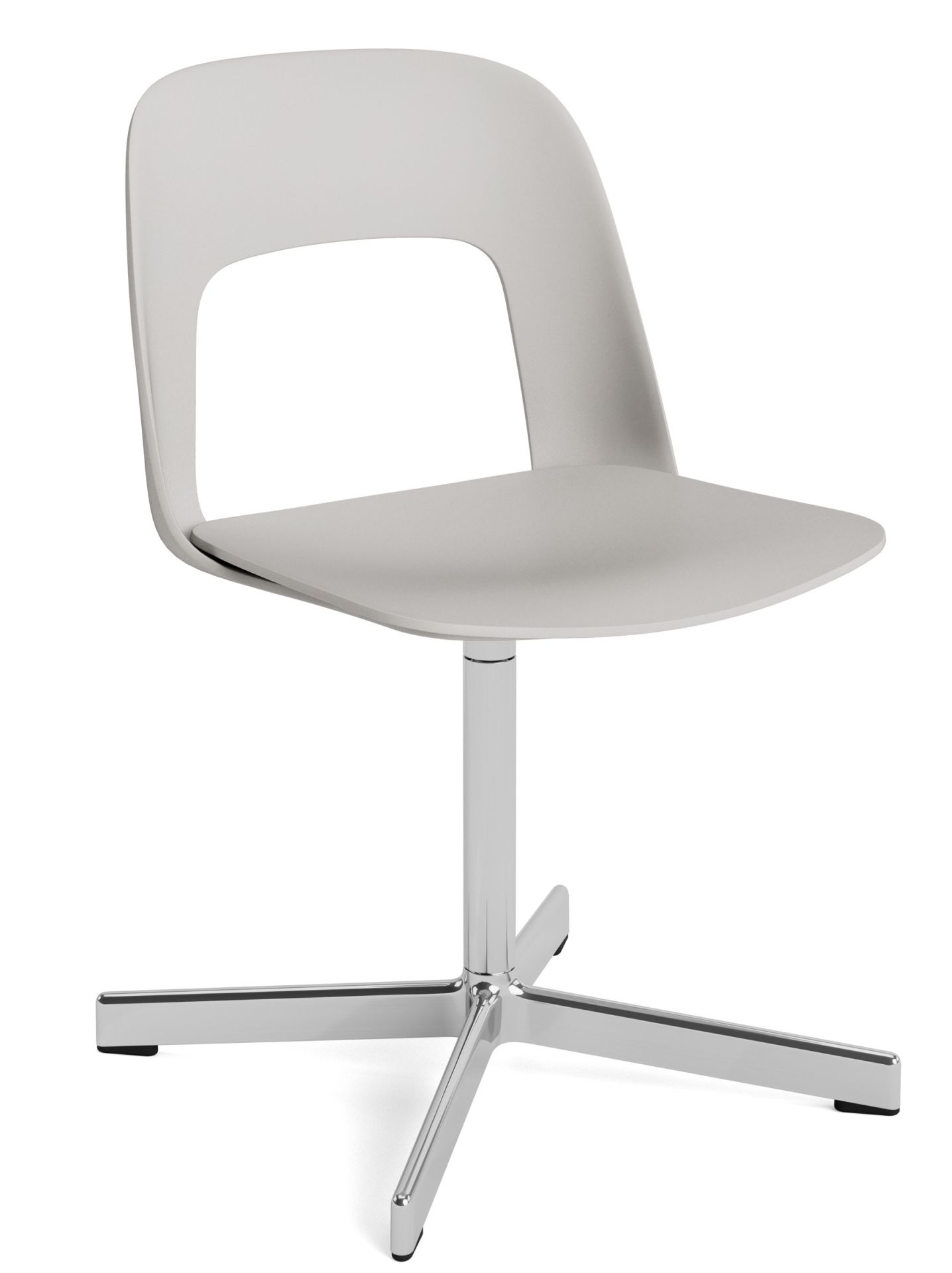 Layout Side Chair 131 stoel met vierpotig draaivoet van Hay