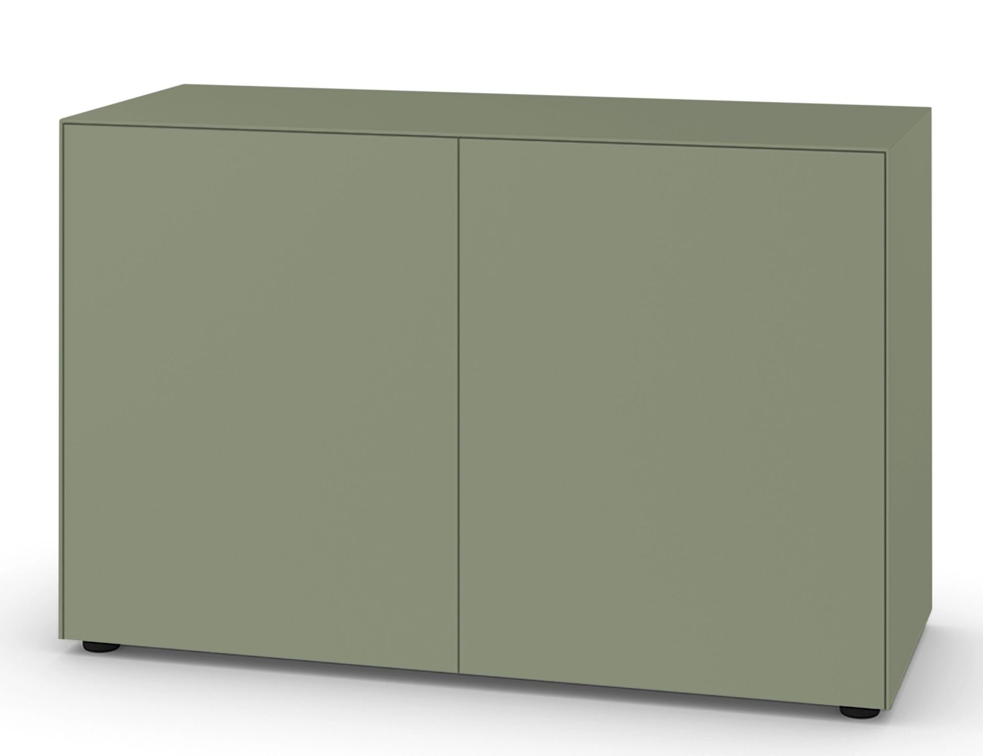 Nex Pur Box Board von Piure, grüner Schrank mit zwei Türen für modernes Wohnen.