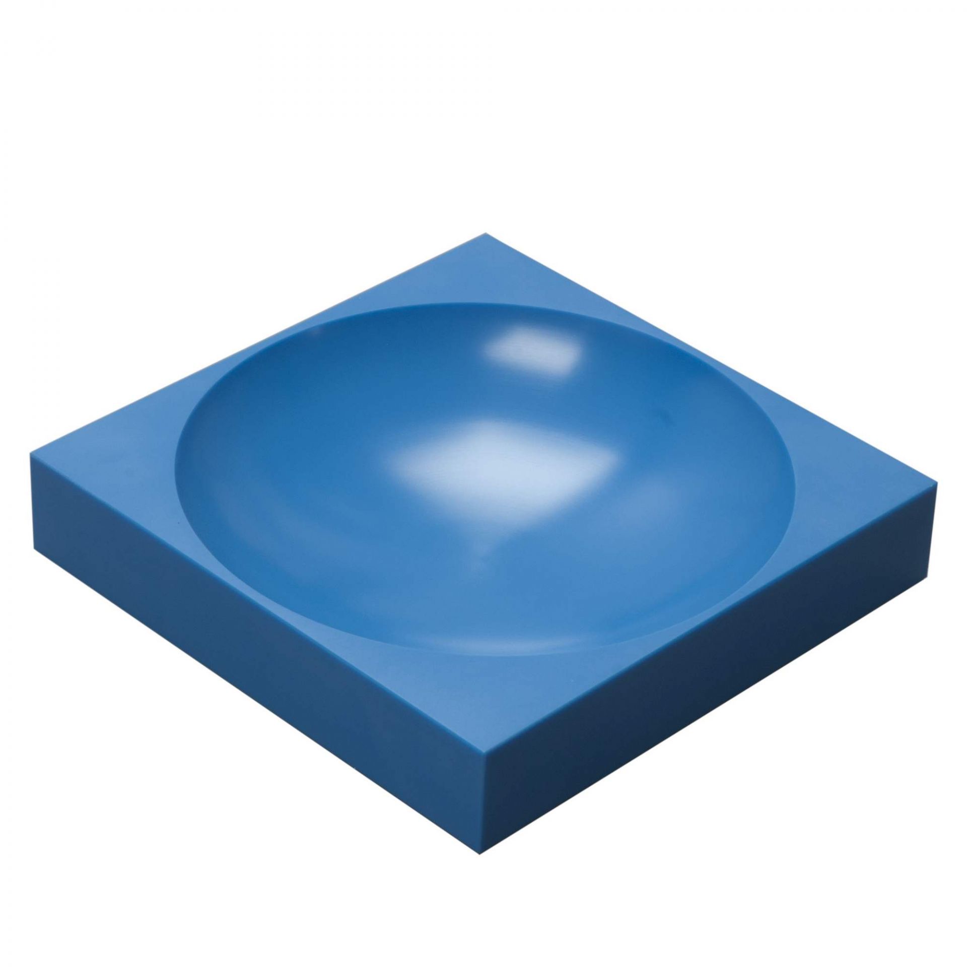 Blaues Modul 1 Magnetic Bowl, eine moderne Schale für Küche und Wohnbereich.