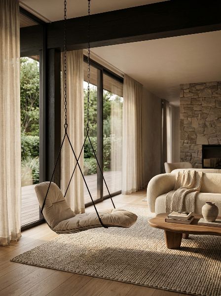 Leyasol Sun Lounger Swing Seat voor binnen en buiten – Freifrau Manufaktur