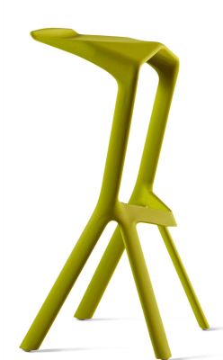 Grüner Miura Barhocker von Plank: Moderner Design Hocker für Küche oder Bar.