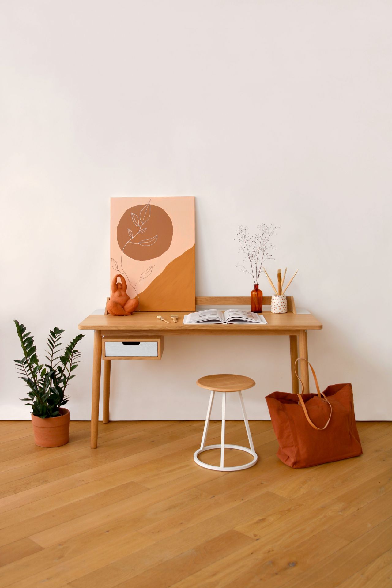 Honoré-bureau van eikenhout van Hartô