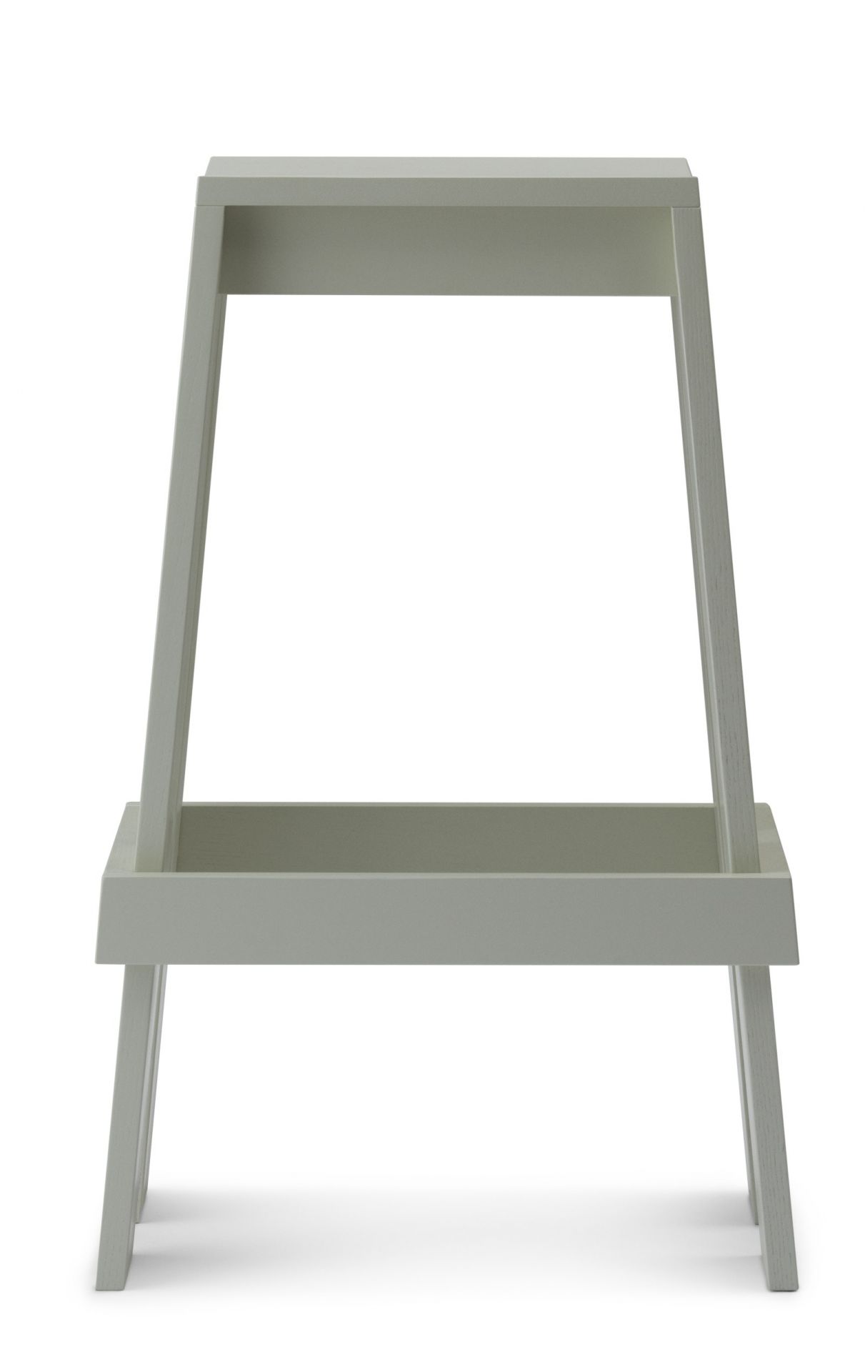Let Barstool Barhocker von Normann Copenhagen, hellgrau, minimalistisches Design, moderne Sitzgelegenheit für Küche oder Bar.