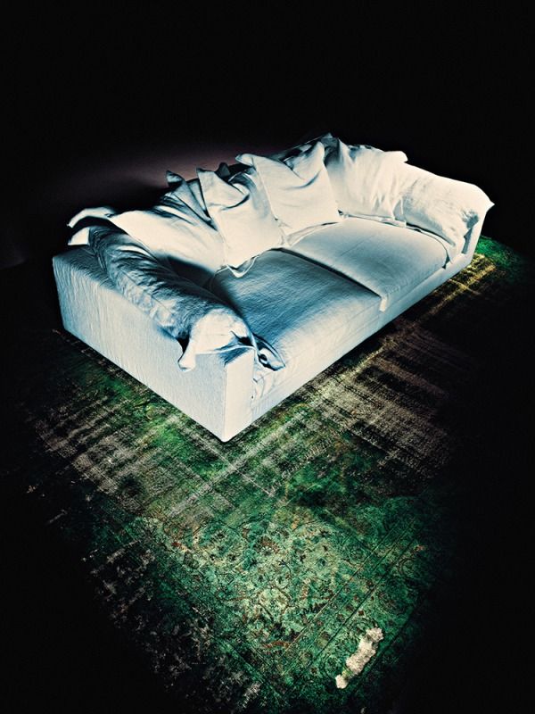 Nebula Nine-bank 280 x 110 cm, driezitsbank, Moroso Diesel